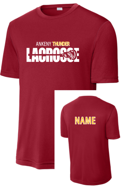 Ankeny Thunder Lacrosse Tee Cut out (YOUTH)