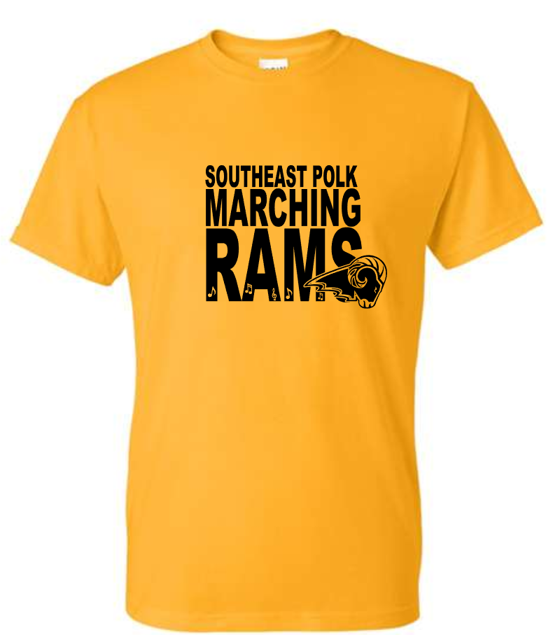 SEP Marching RAMS Music Note TEE (ADULT and YOUTH sizing)