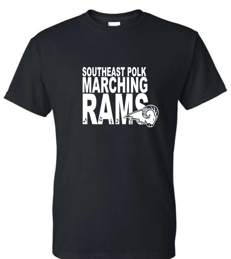 SEP Marching RAMS Music Note TEE (ADULT and YOUTH sizing)