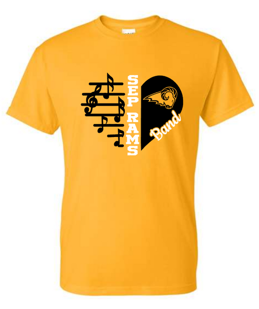 SEP Marching RAMS Heart TEE (ADULT and YOUTH sizing)