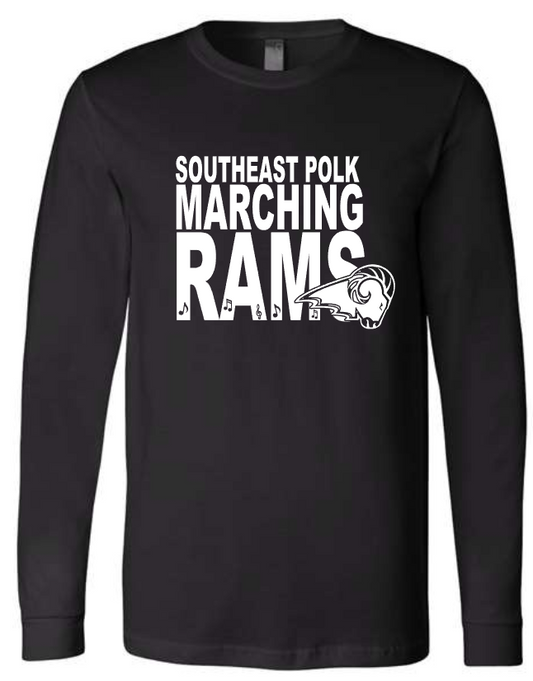 SEP Marching RAMS Notes LONG SLEEVE (ADULT and YOUTH sizing)