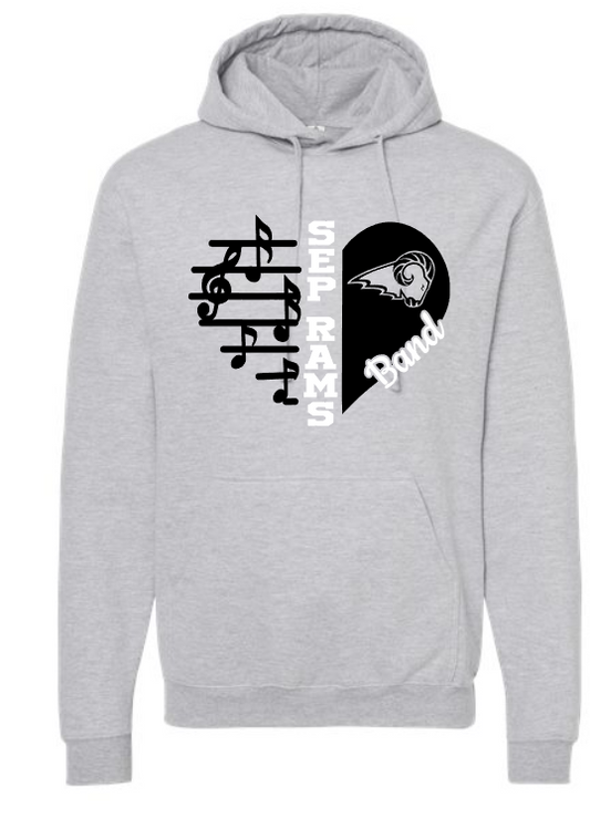 SEP Marching RAMS Heart Crew/Hoodie (ADULT and YOUTH sizing)