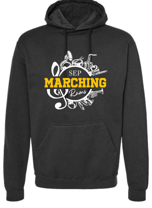 SEP Marching RAMS Instruments Crew/Hoodie (ADULT and YOUTH sizing)