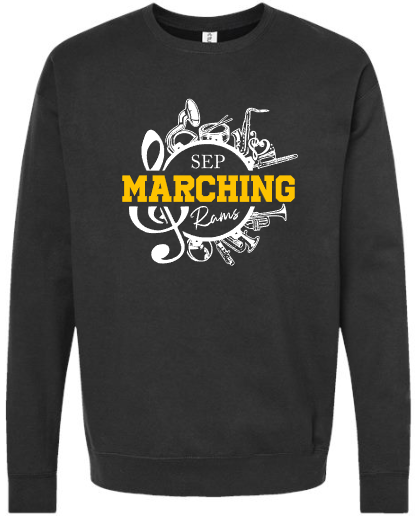 SEP Marching RAMS Instruments Crew/Hoodie (ADULT and YOUTH sizing)