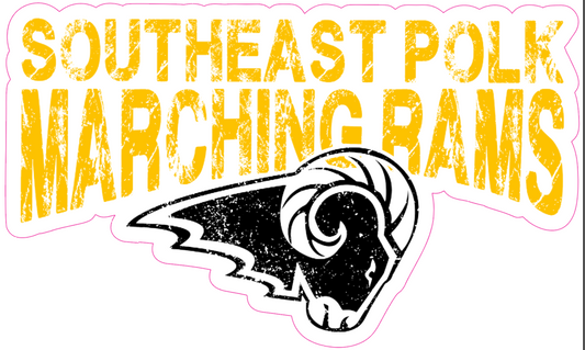 SEP Marching RAMS Bumper Stickers