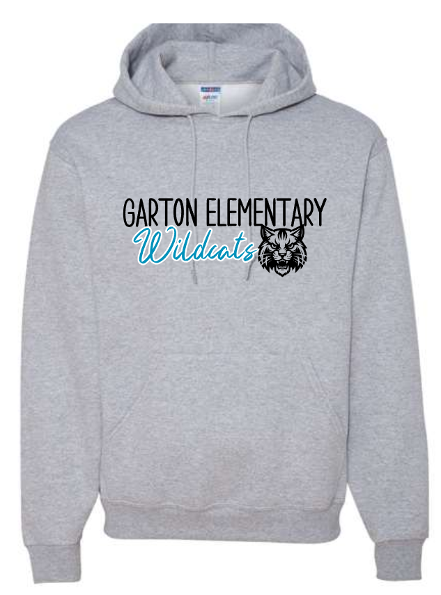 Garton Elementary Wildcats Hoodie/Crew Sweatshirt (Adult and Youth)