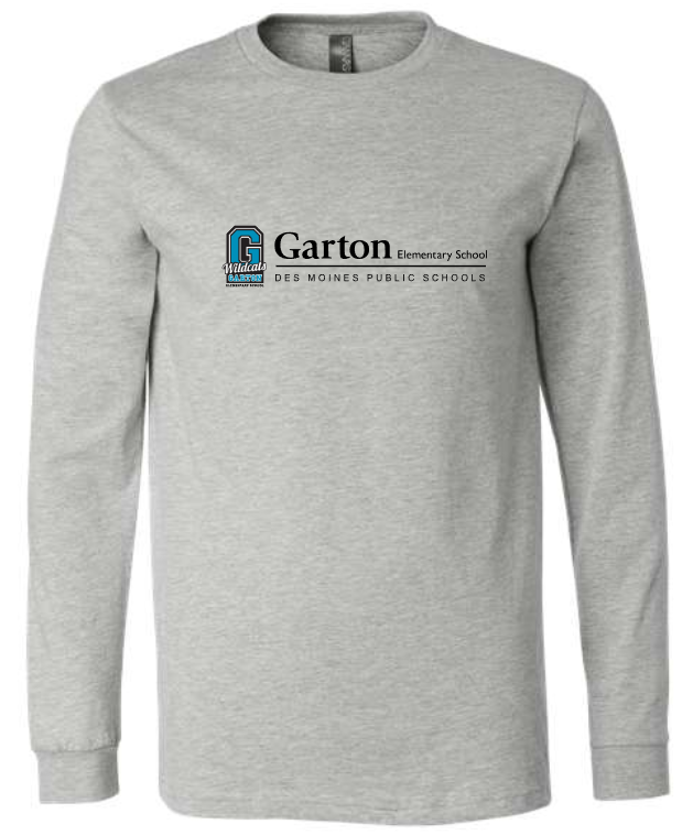 Garton Elementary LONG SLEEVE OPTIONS (Adult and Youth)