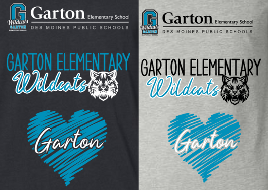 Garton Elementary LONG SLEEVE OPTIONS (Adult and Youth)