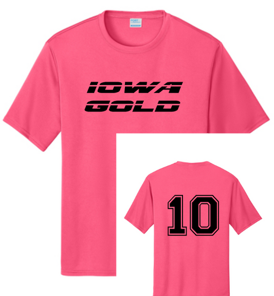 IG Pink Out Tee with Back Number