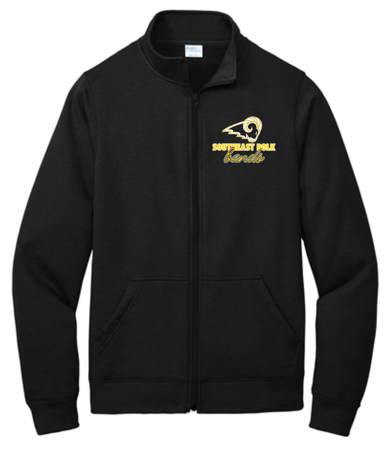 SEP Marching RAMS Core Fleece Full zip Sweatshirt (Adult Sizes)