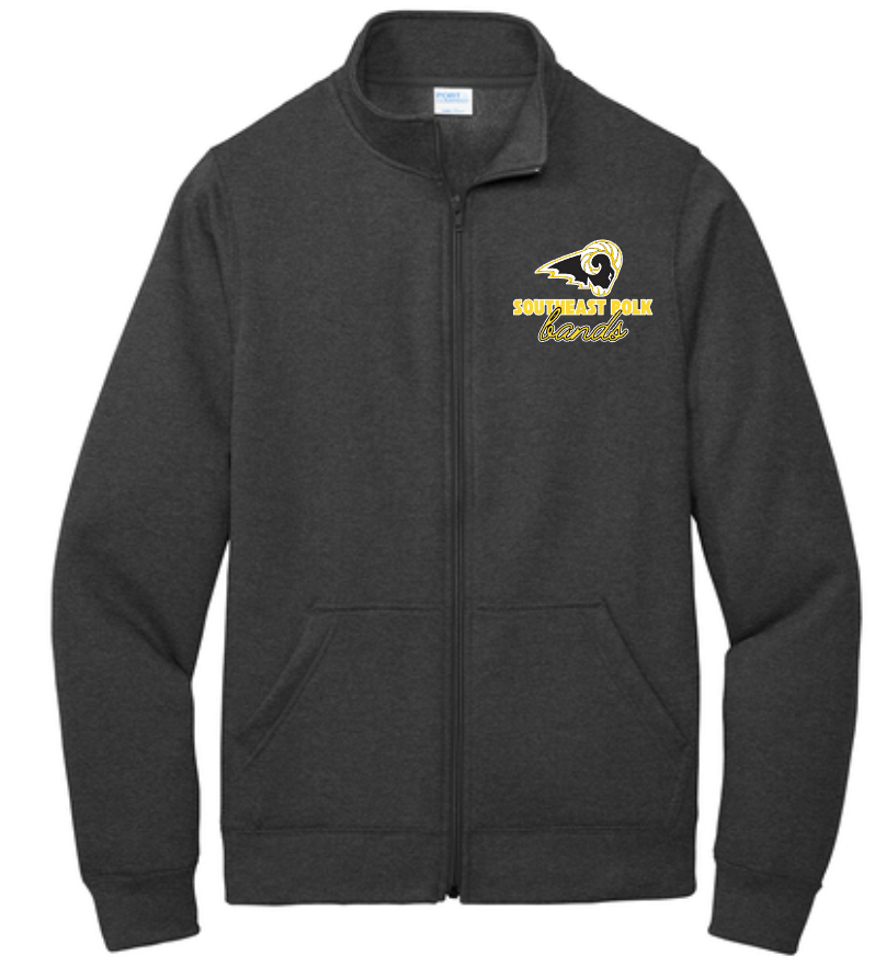 SEP Marching RAMS Core Fleece Full zip Sweatshirt (Adult Sizes)