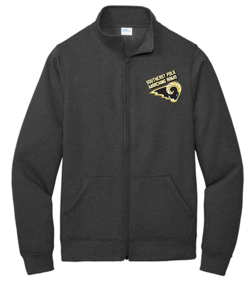 SEP Marching RAMS Core Fleece Full zip Sweatshirt (Adult Sizes)