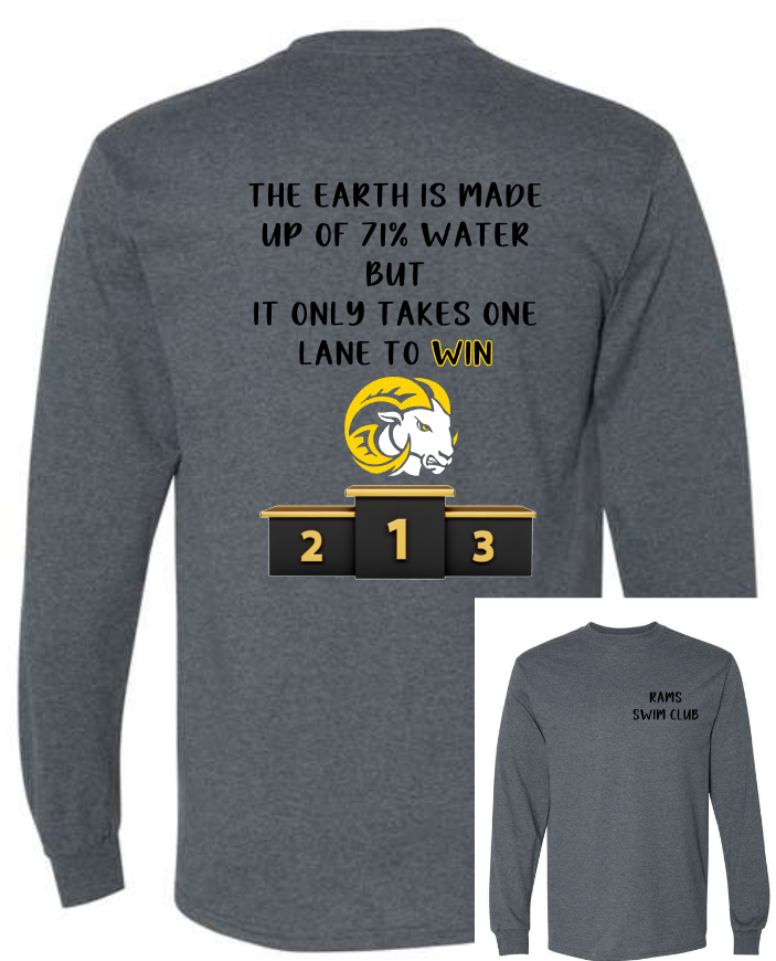 SEP RAMS ONE LANE Tee/Hoodie/Crew (Adult and Youth Sizes!)