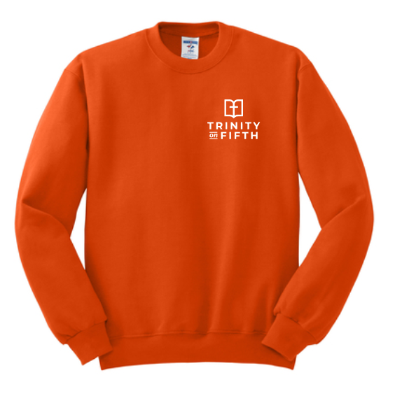 Trinity on Fifth Colorful Crewneck Options (ADULT Sizes only)