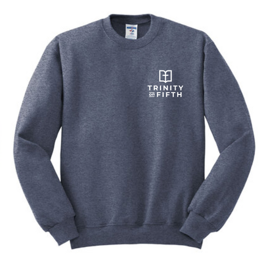 Trinity on Fifth Colorful Crewneck Options (ADULT Sizes only)