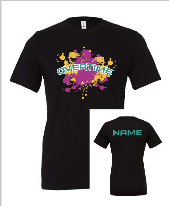 Overtime Basketball Color Splat New Colors (Adult)