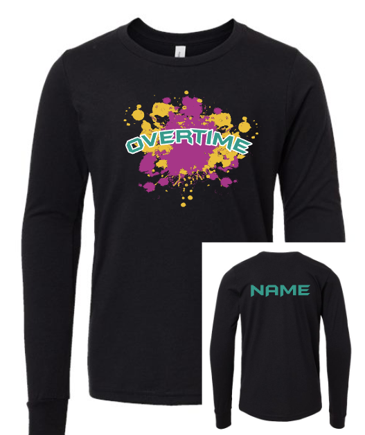 Overtime Basketball Color Splat New Colors (Adult)