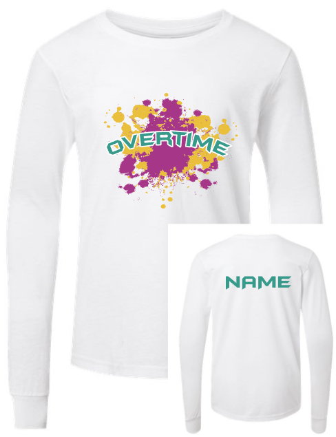 Overtime Basketball Color Splat New colors (YOUTH)