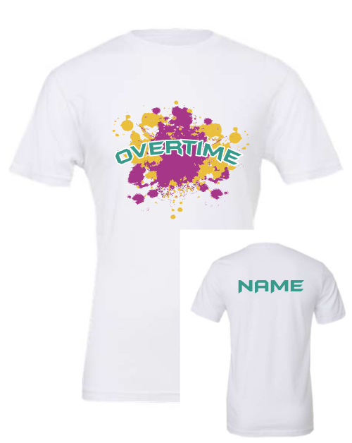 Overtime Basketball Color Splat New colors (YOUTH)