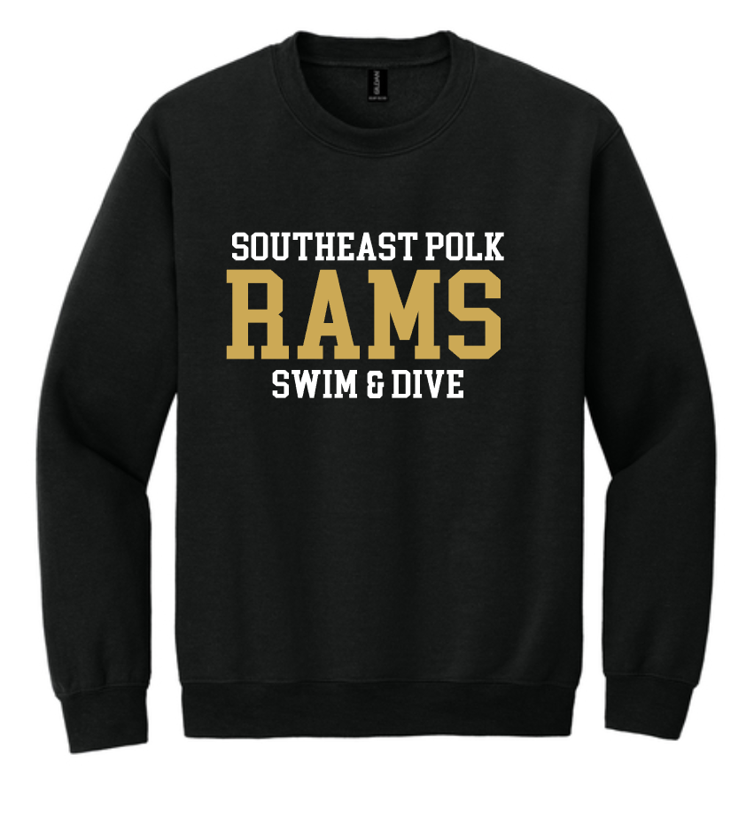 SEP Girls Swim and Dive RAM Hoodie/CrewNeck Sweatshirts