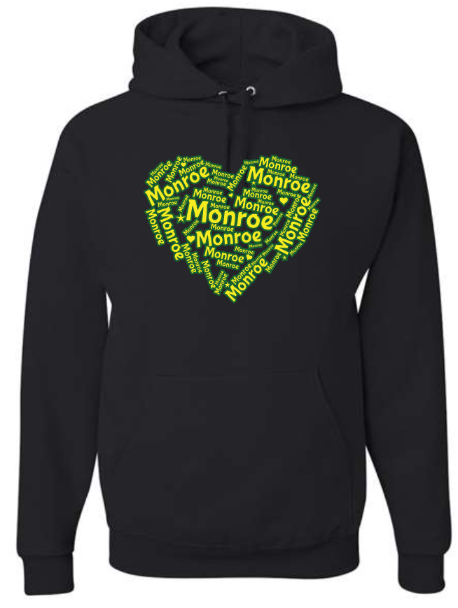 Monroe Elementary- CrewNeck and Hoodie Sweatshirts (YOUTH Sizes)