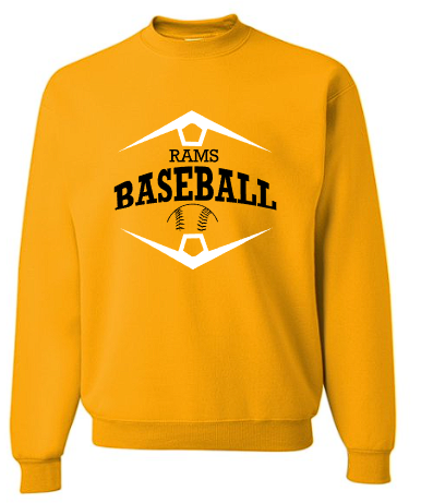 SEP Rams Bases Tee/Crew/hoodie (Adult and Youth)