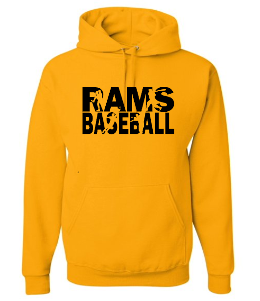 SEP Rams Baseball Cutout Tee/Crew/hoodie (Adult and Youth)