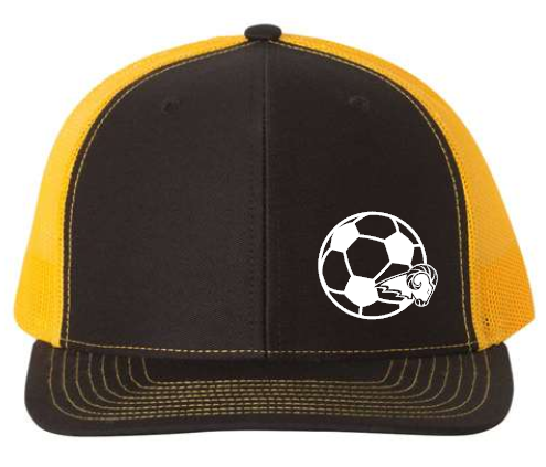 SEP RAMS Soccer Trucker Hat black and gold